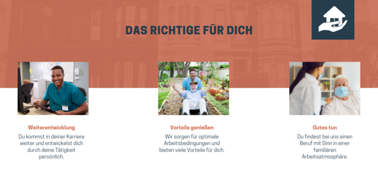 Werbung Pflegekräfte Flyer-Beispiel für das Marketing von Senioreneinrichtungen