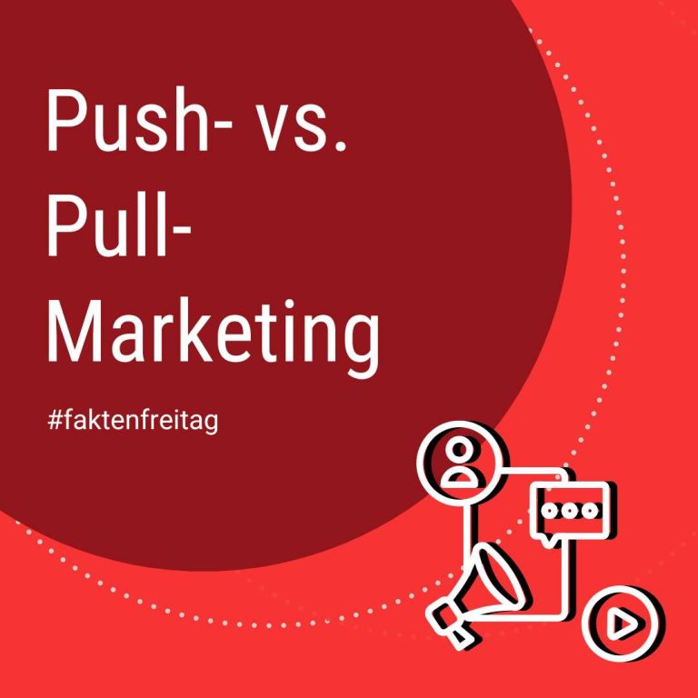 Push und Pull Marketing im Faktenfreitag erklärt