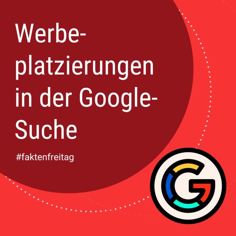 Werbeplatzierungen in der Google Suche