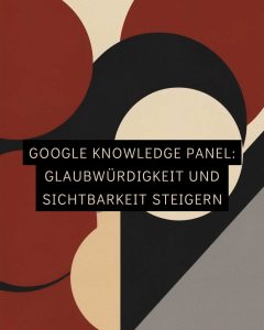 Google knowledge panel als Text vor Muster